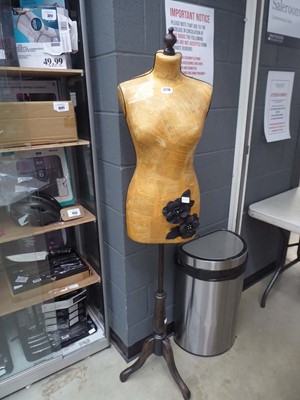 Lot 3216 - Female torso mannequin on stand