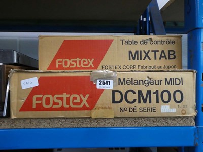 Lot 2541 - Two boxed Fostex mixing decks