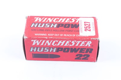 Lot 2527 - (S1) 500 x .22 Winchester Hushpower HP rifle...