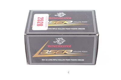 Lot 2528 - (S1) 500 x .22 Winchester Laser HP rifle...