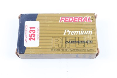 Lot 2531 - (S1) 20 x .30-06 Sprg. Federal 150gr rifle...