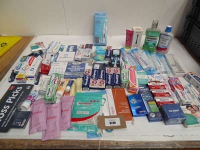 Lot 3730 - Dental care including Electric tooth cleaner,...
