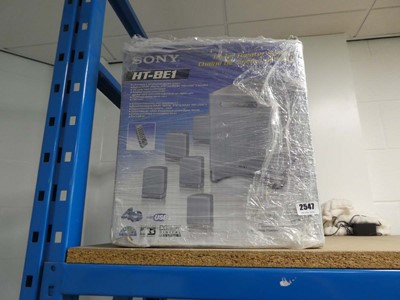 Lot 2547 - Boxed Sony speaker system to include subwoofer...