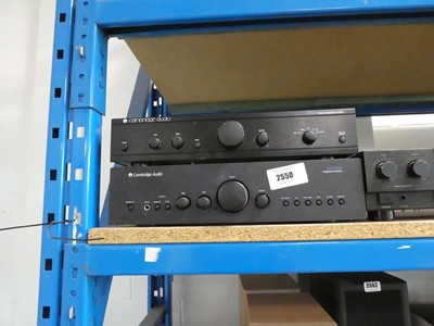 Lot 2550 - Cambridge Audio remote integrated amplifier...