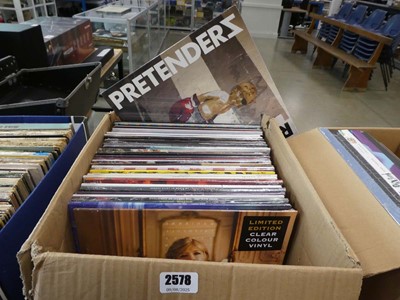 Lot 2578 - Box of LPs to include Steve Perry, Stevie...