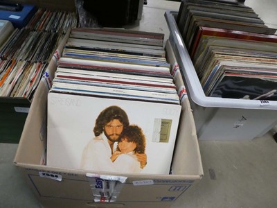 Lot 2584 - Single box of LPs to include Robin Gibb and...