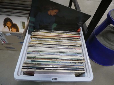 Lot 2585 - Single box of assorted albums to include Cliff...