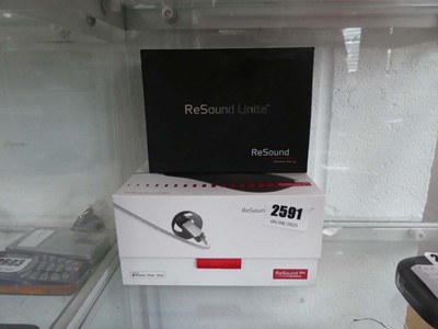 Lot 2591 - Pair of Resound Omnia 961 digital hearing aids...
