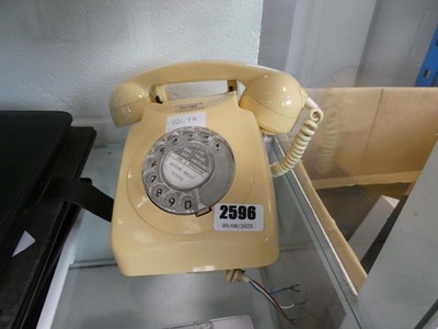 Lot 2596 - Vintage dial phone