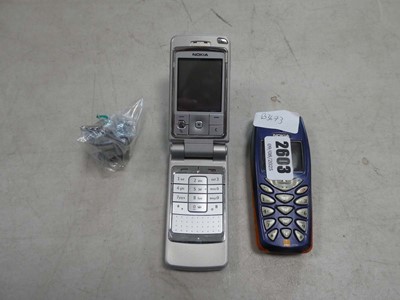 Lot 2603 - Two Nokia phones