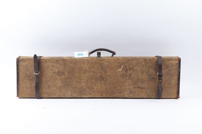 Lot 1430 - Canvas and leather case for restoration,...
