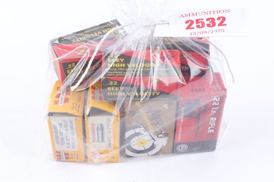 Lot 2532 - (S1) 480 x .22 rifle cartridges, Winchester,...