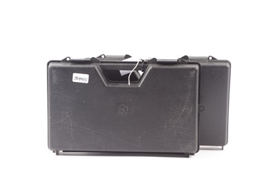 Lot 1324 - Two hard plastic pistol cases