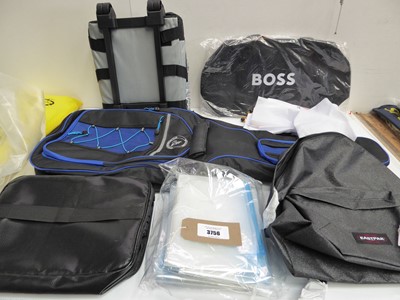 Lot 3756 - Boss weekend bag, Guitar sleeve, pull along...