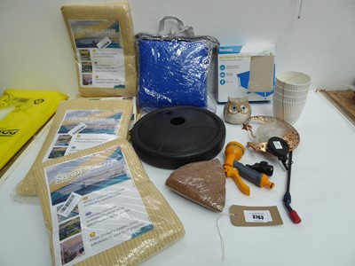 Lot 3763 - Garden shade cloths, tarpaulin, rectangular...