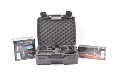Lot 1329 - Cased Nitesite, boxed Clu-Briter Professional...