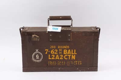 Lot 1330 - Quantity of empty Lee Enfield cleaning kit...