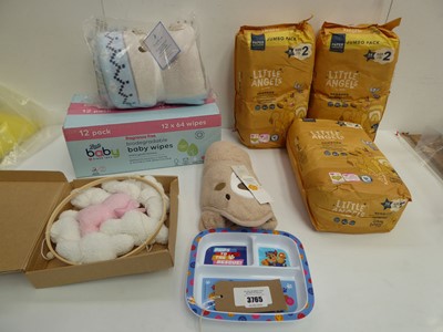 Lot 3765 - Jumbo packs Little Angels Size 2 newborn...
