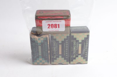 Lot 2081 - (S2) Four part boxes 9mm Flobert shot cartridges