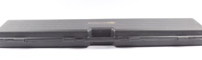 Lot 1434 - Hard plastic rifle case, overall 48 ins