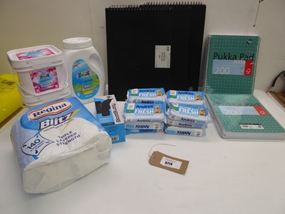 Lot 3774 - Laundry Pods, scent boosters, sketchbooks,...
