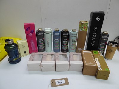 Lot 3775 - Selection of water bottles and travel mugs...