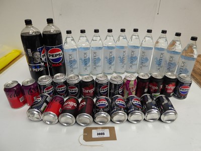 Lot 3805 - Icelandic mineral water, Pepsi Max, coca-cola,...