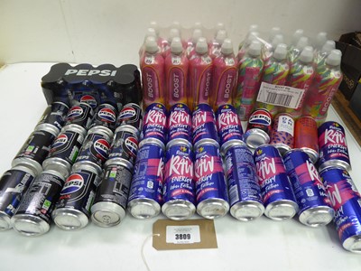 Lot 3809 - Pepsi Max, Rubicon Raw Energy, Boost Isotonic etc