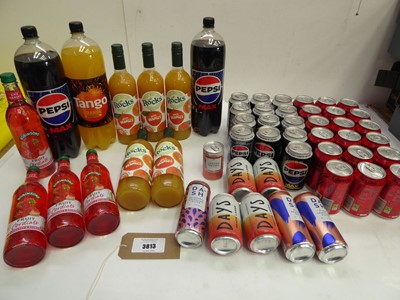 Lot 3813 - Pepsi Max, Tango, Orange Juice, Coca-Cola,...