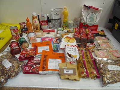 Lot 3814 - Green Dragon rice, pilchards, Coffee Mate,...