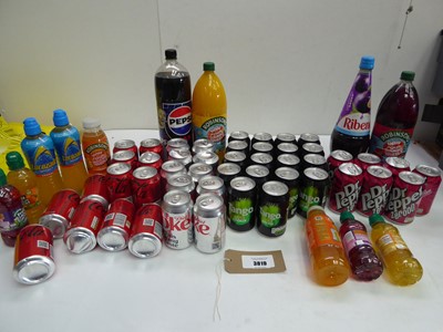 Lot 3819 - Robinsons squash, Pepsi Max, Tango, Coca-Cola,...