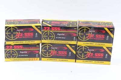 Lot 2551 - (S1) 3000 x.22-SSS Aguila Sniper Sub-Sonic...