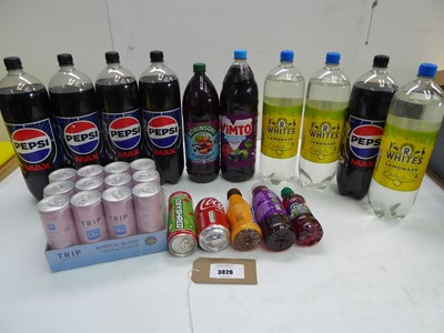 Lot 3826 - Pepsi Max, Vimto & Robinsons squash, R Whites...