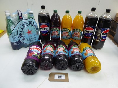 Lot 3827 - S Pellegrino sparkling water, Pepsi Max and...
