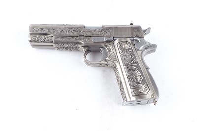 Lot 1633 - (S37) 6mm BB WE Colt 1911 double-barrel...