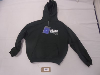 Lot 3926 - Picante fratelli hoodie in forest green size...