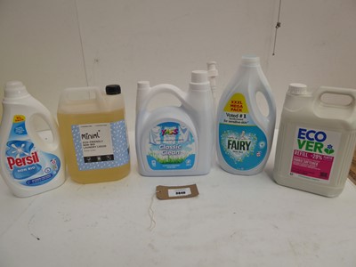 Lot 3846 - Selection of laundry detergents and fabric...