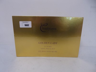 Lot 1002 - Beautyturess golden lady luxury 9 piece...