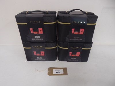 Lot 1005 - 4x Ted Baker London body care collection gift...