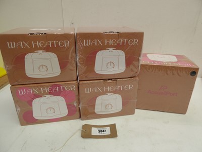 Lot 3847 - 5 AccueilPort wax heaters