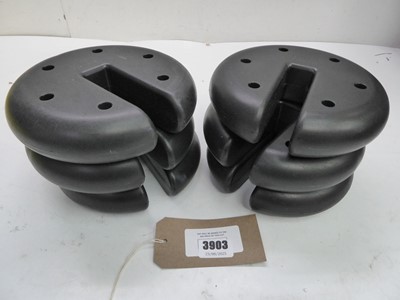 Lot Set of 6 gazebo leg weights