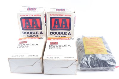 Lot 2960 - 4 boxes of Winchester WA12 12 bore wads, and a...