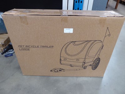 Lot 4047 - Pet bicycle trailer disassembled in box