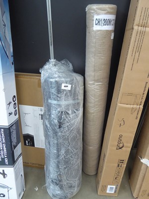 Lot 4064 - Large roll of weed membrane and a roll of...