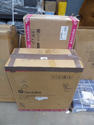 Lot 4078 - Two assorted boxes of rattan garden furniture...