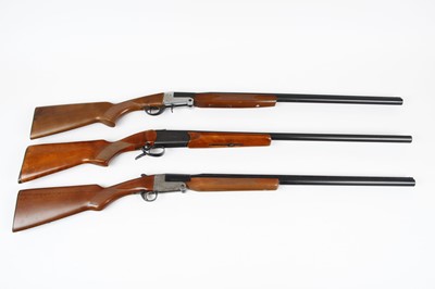Lot 1969 - (S2) Three Various Single Barrel Shotguns...