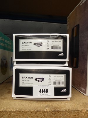 Lot 4146 - 2 box containing a quantity of Bolle Safety...