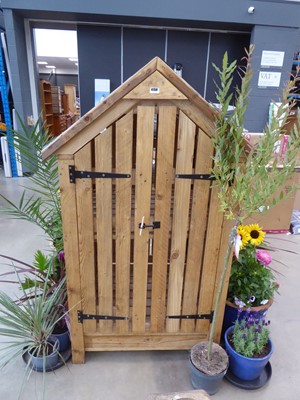 Lot 4159 - Timber two-tiered garden storage shed