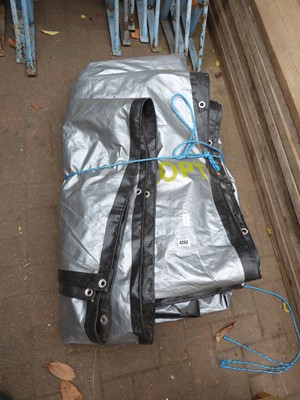Lot 4202 - Large heavy duty tarpaulin
