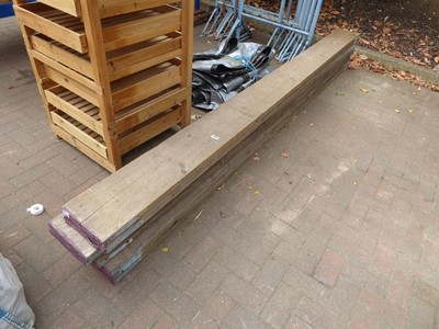 Lot 4204 - 9 scaffolding boards
